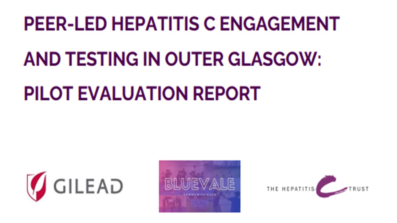 Peer-led hepatitis C logo