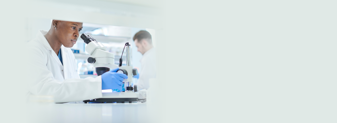 A female scientist working 