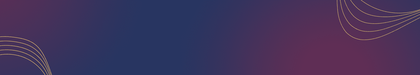 purple gradient banner with circles