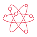 Graphic illustration of a molecule